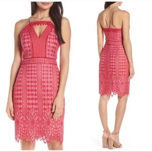 Pink lace Harlyn Dress size small